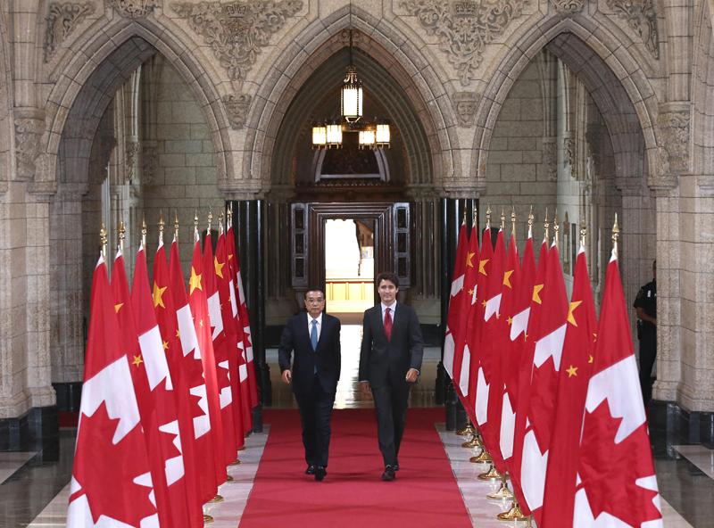 中加兩國總理舉行會談 正式啟動年度對話機制