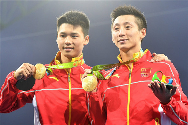 2016里約奧運會男子雙人10米跳臺決賽：林躍、陳艾森奪冠