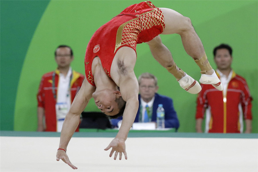 里約奧運會體操男團決賽 中國隊摘銅