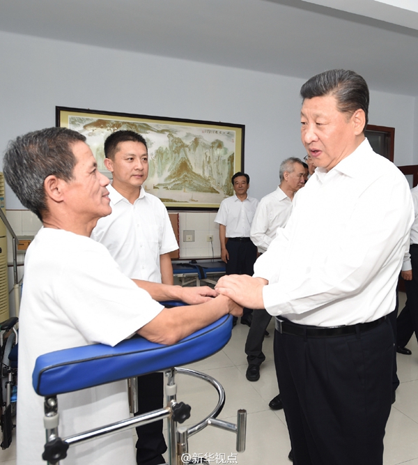 唐山大地震40周年之際，習近平考察唐山