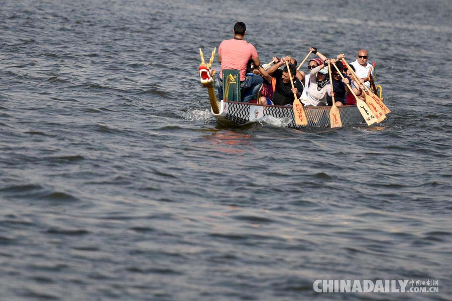 一帶一路·好伙伴 尼羅河上劃龍舟