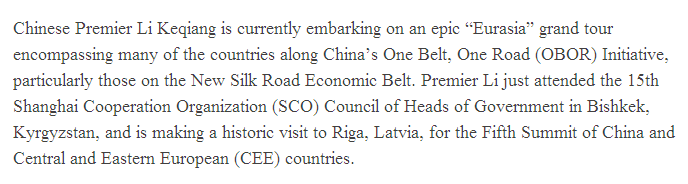 【總理出訪老外談】李克強總理出訪將助力中東歐新均衡發展