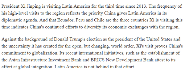 【老外談】哥斯達(dá)黎加學(xué)者：打造可靠的中拉伙伴關(guān)系，實(shí)現(xiàn)雙邊互利共贏