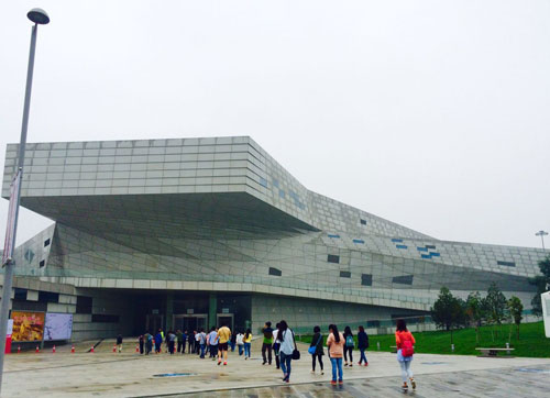 “美麗山西 中國之源”采訪團(tuán)走進(jìn)太原美術(shù)館采訪