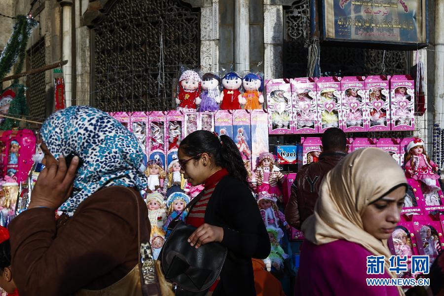 埃及民眾慶祝“圣紀節”