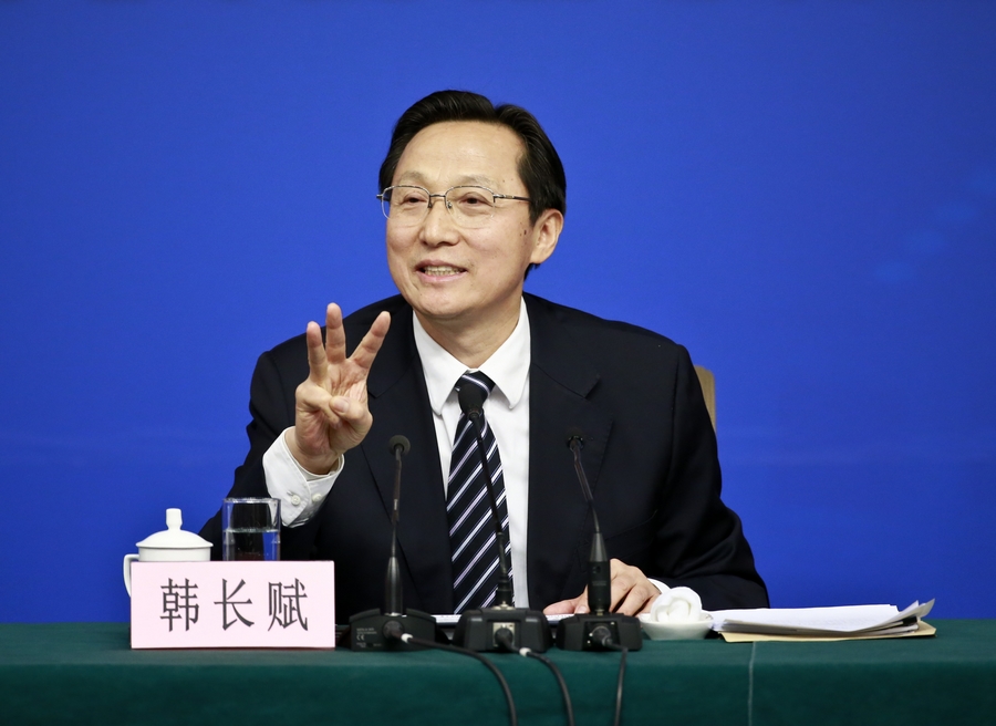 農業部長韓長賦等就“轉方式調結構 加快發展現代農業”答記者問