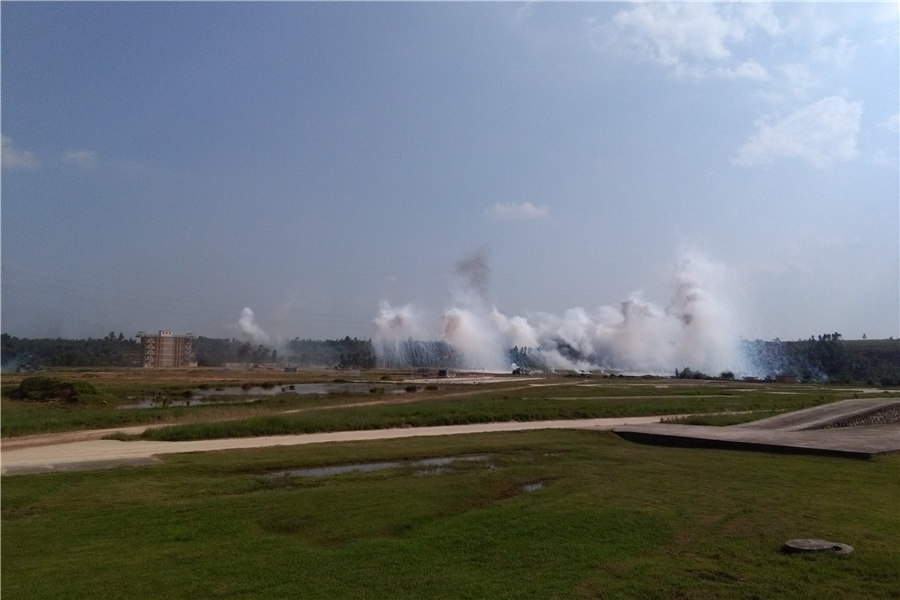 中俄海軍陸戰隊進行島礁攻防演練