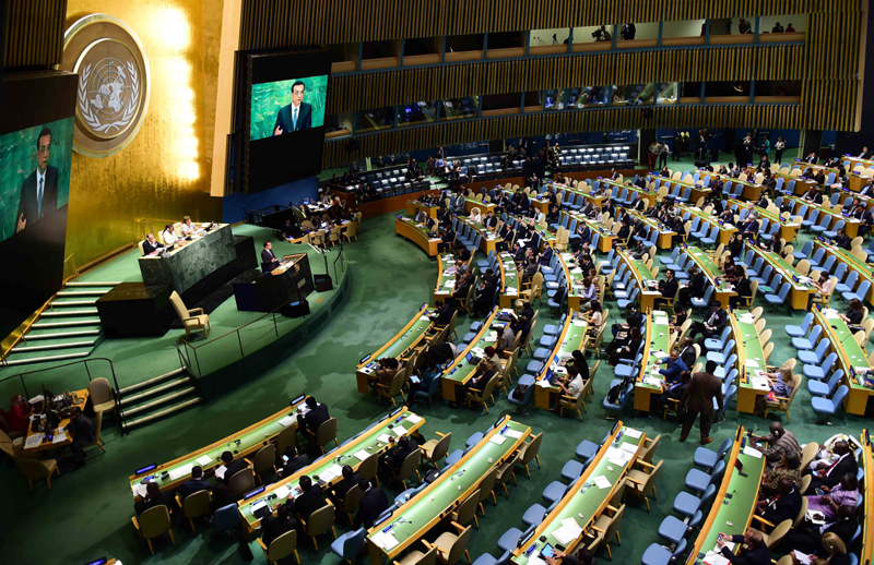 聯大“首秀”壓軸戲：李克強在聯大一般性辯論發表講話