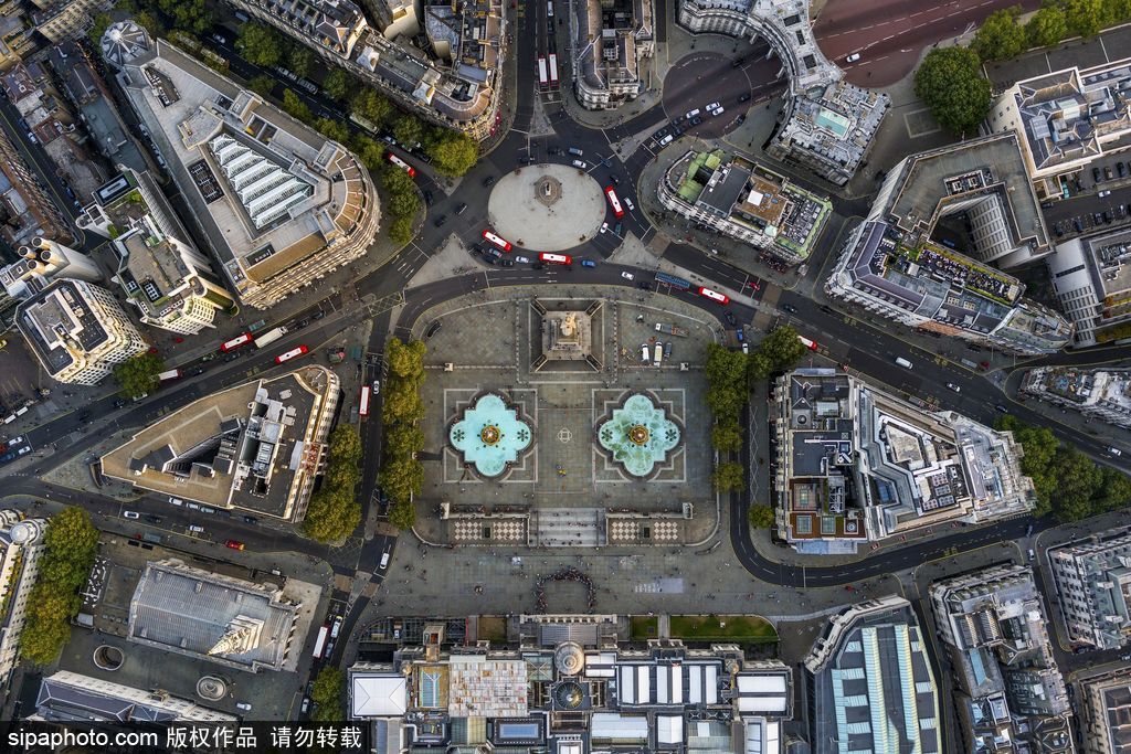 上帝視角下的倫敦 縱橫交錯現代與古典融合