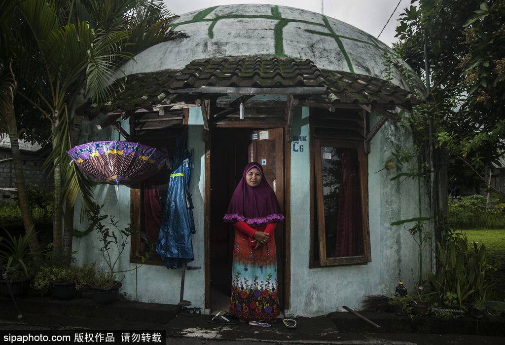 印尼海嘯十年后的災民村 圓頂房屋造型奇特成旅游景點