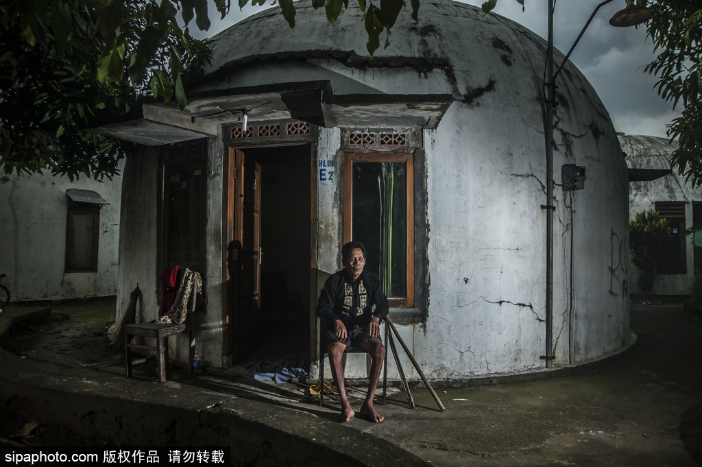 印尼海嘯十年后的災民村 圓頂房屋造型奇特成旅游景點