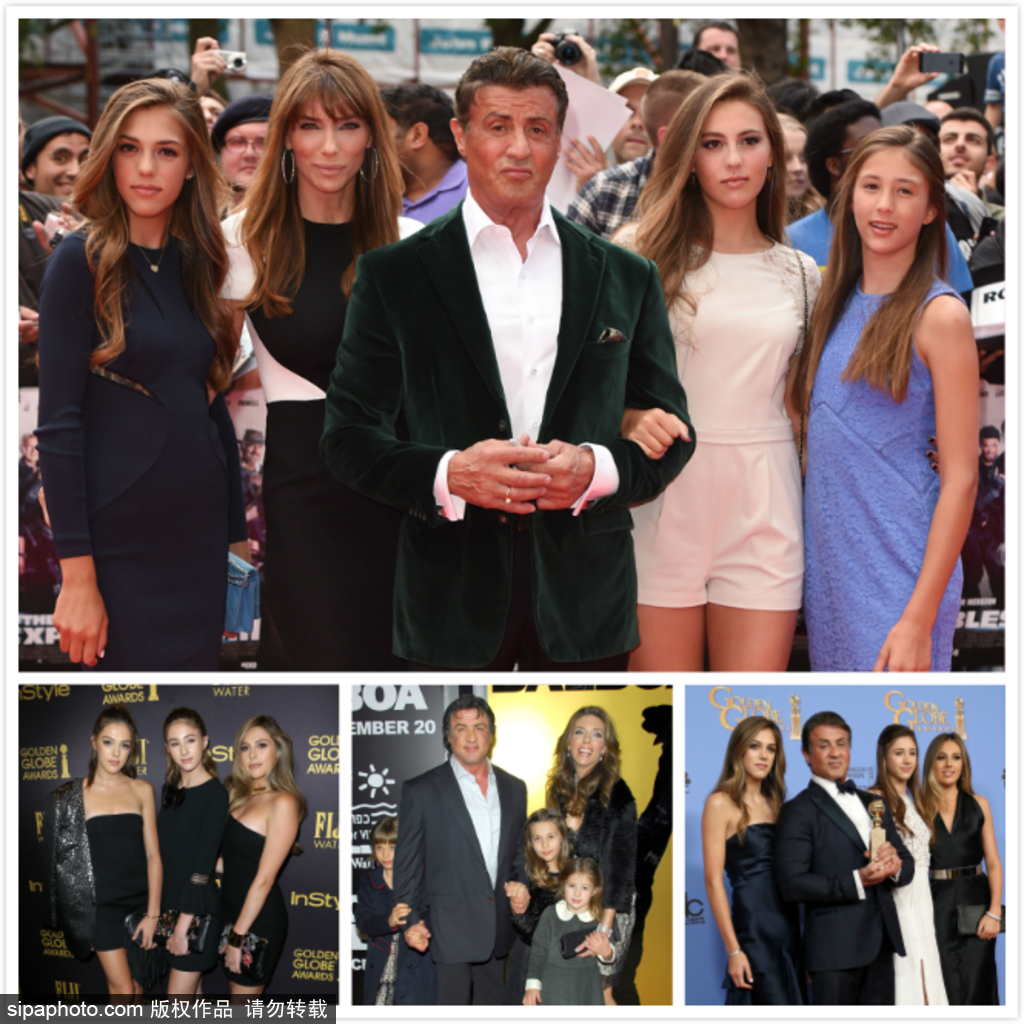 盤點人生贏家史泰龍的超模女兒團(tuán)！他說“最好永遠(yuǎn)不長大”