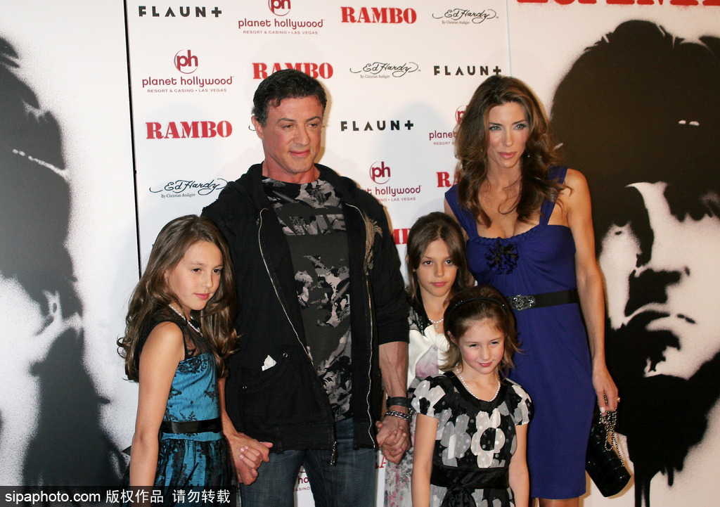 盤點人生贏家史泰龍的超模女兒團！他說“最好永遠不長大”