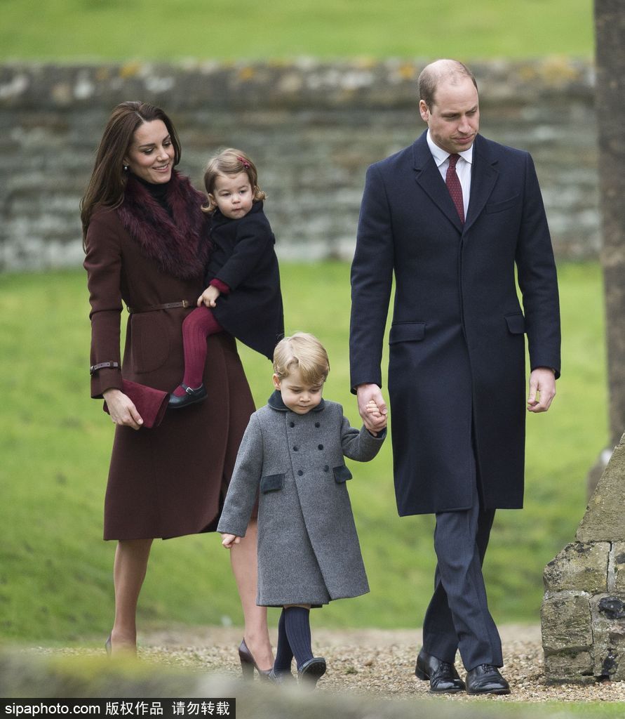 論抱娃我只服英國凱特王妃 王子公主萌態百出