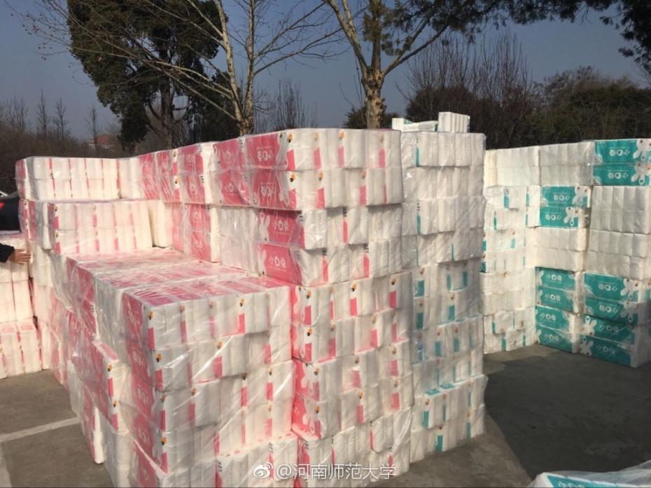 貼心！河南一高校為女生發衛生紙福利