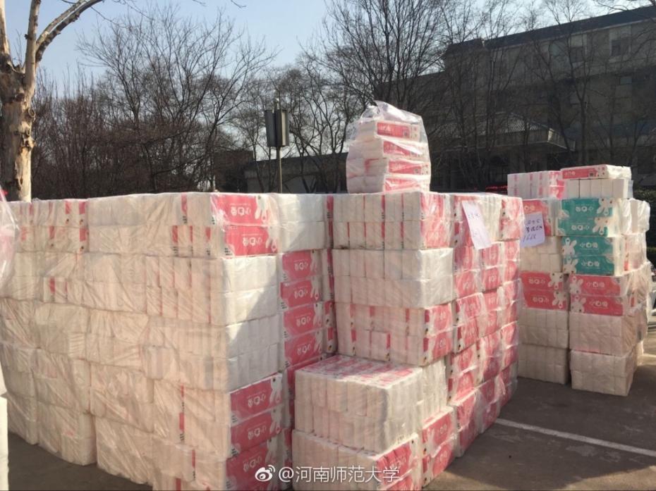 貼心！河南一高校為女生發衛生紙福利