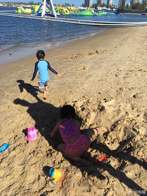 張庭曬幸福合影 三八節深情告白家人(圖)