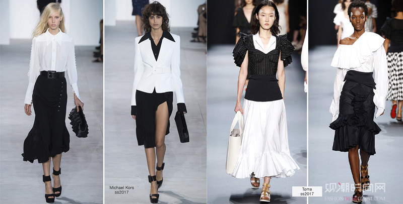 黑白配魅力無限，2017最潮就要這樣穿