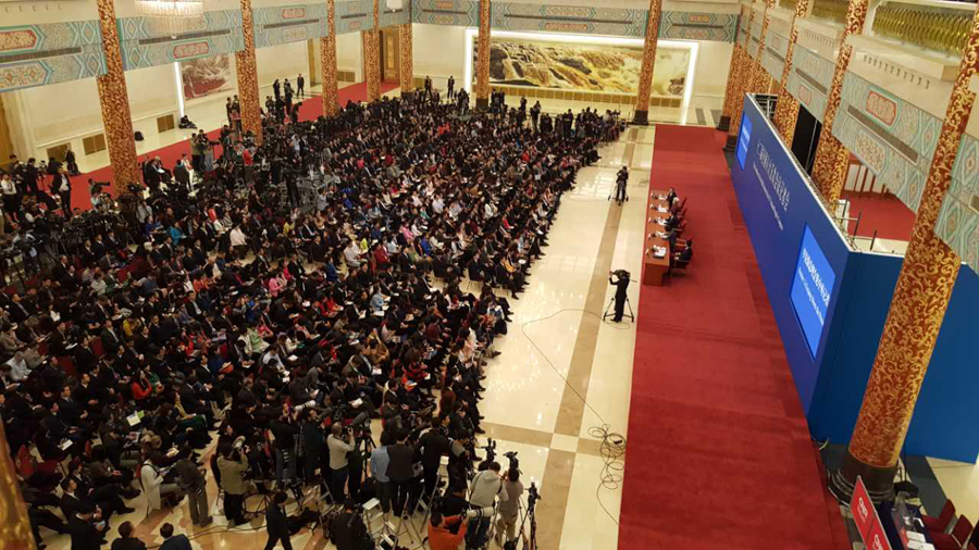 李克強總理與中外記者見面