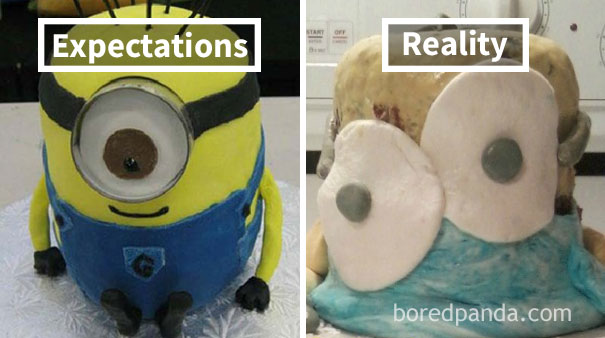 理想VS現實：這不是我想要的蛋糕！