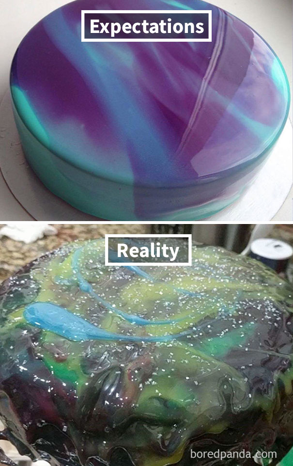 理想VS現實：這不是我想要的蛋糕！