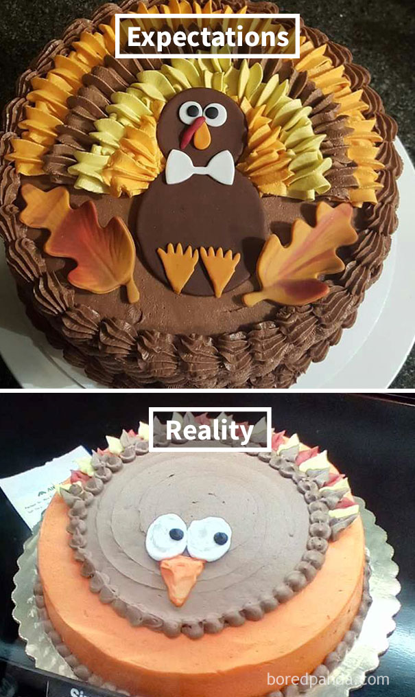 理想VS現(xiàn)實(shí)：這不是我想要的蛋糕！