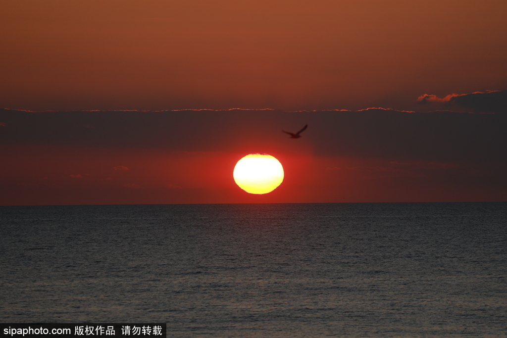 大美無言 英吉利海峽的絕美日落