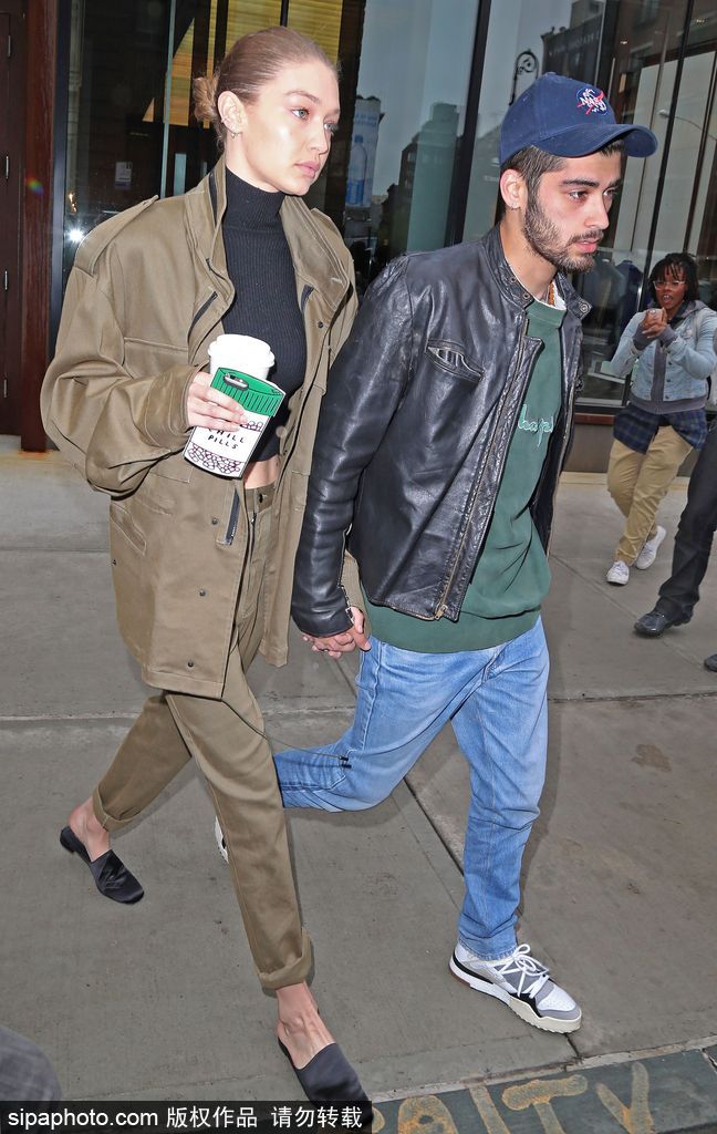 吉吉·哈迪德與“美渣”又出來(lái)撒狗糧了