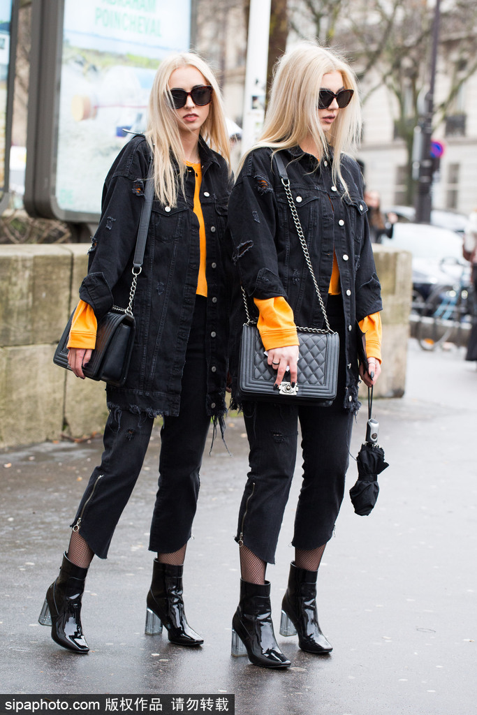 給春天一點顏色看看...盤點街拍中耀眼的一抹橙