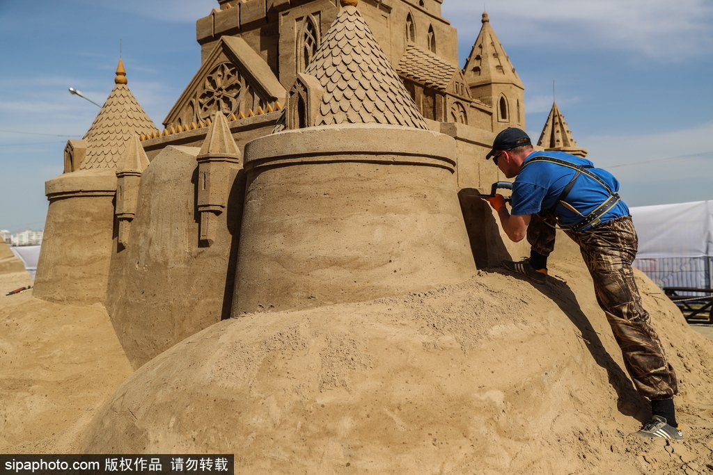 精美絕倫巧奪天工 俄羅斯沙雕錦標賽藝術家高超技藝另人驚嘆