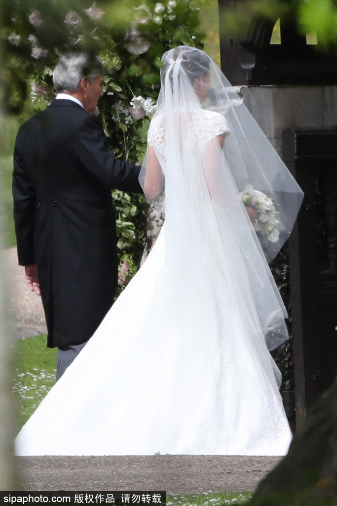 英國凱特王妃妹妹大婚 婚禮現場現場浪漫甜蜜