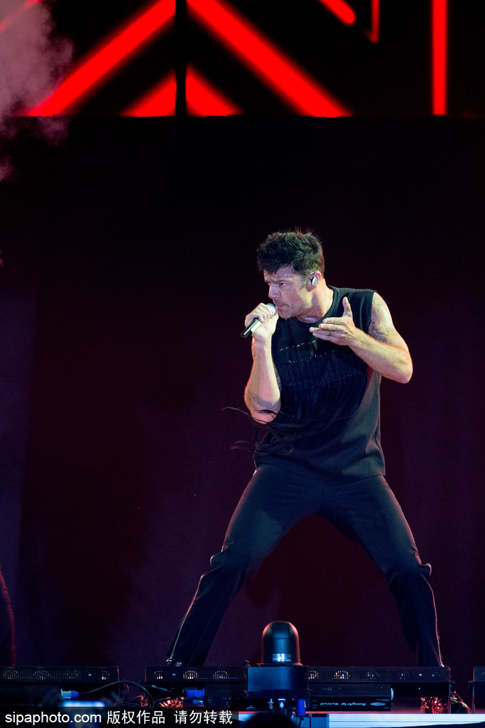 拉丁歌王瑞奇·馬丁西班牙火爆開唱彰顯個人魅力