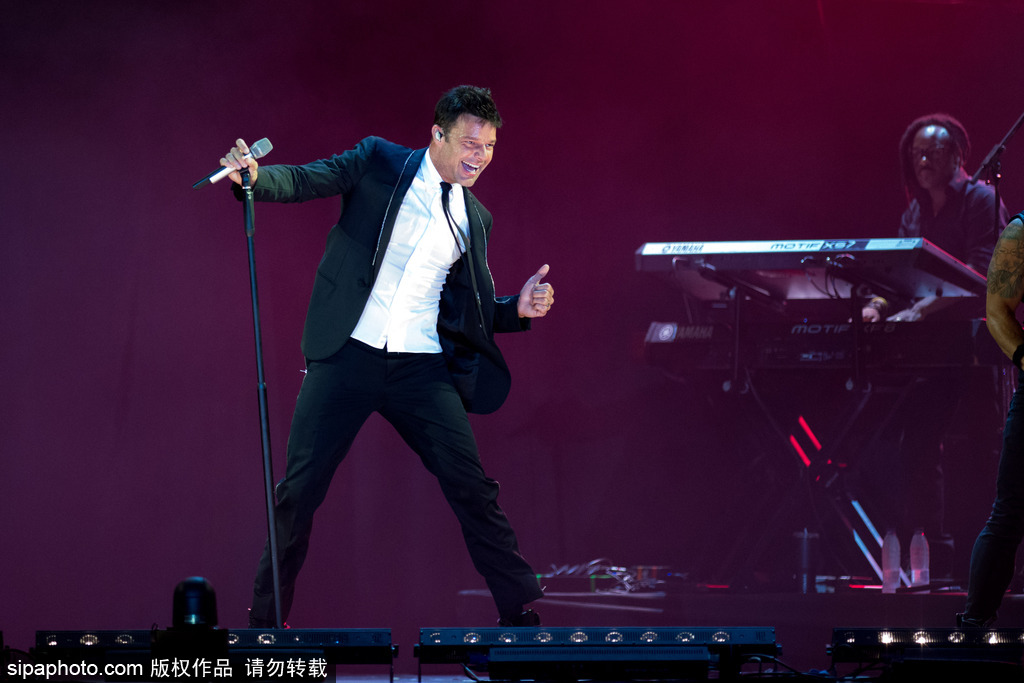 拉丁歌王瑞奇·馬丁西班牙火爆開唱彰顯個人魅力
