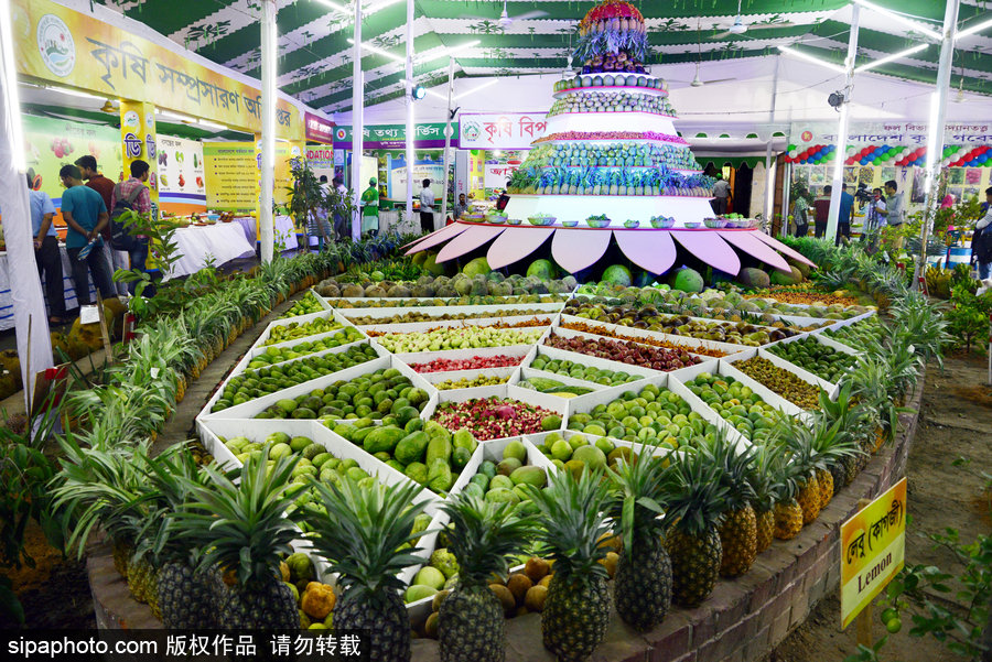 眼花繚亂饞到流口水 孟加拉國舉行國家水果展