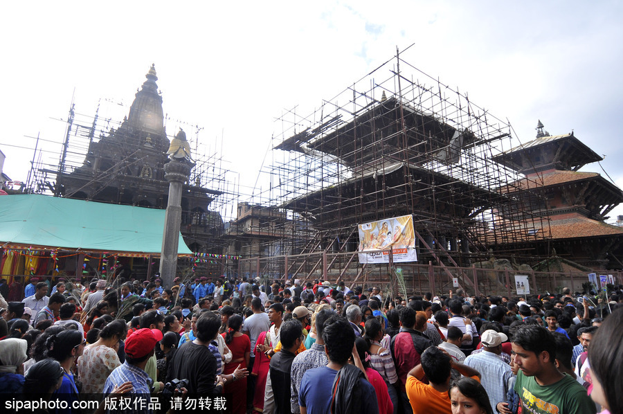 “節日之邦”的傳統節慶 尼泊爾歡慶克利須那降生節