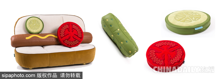 意大利設計公司打造創(chuàng)意家居 “快餐食物”變家具