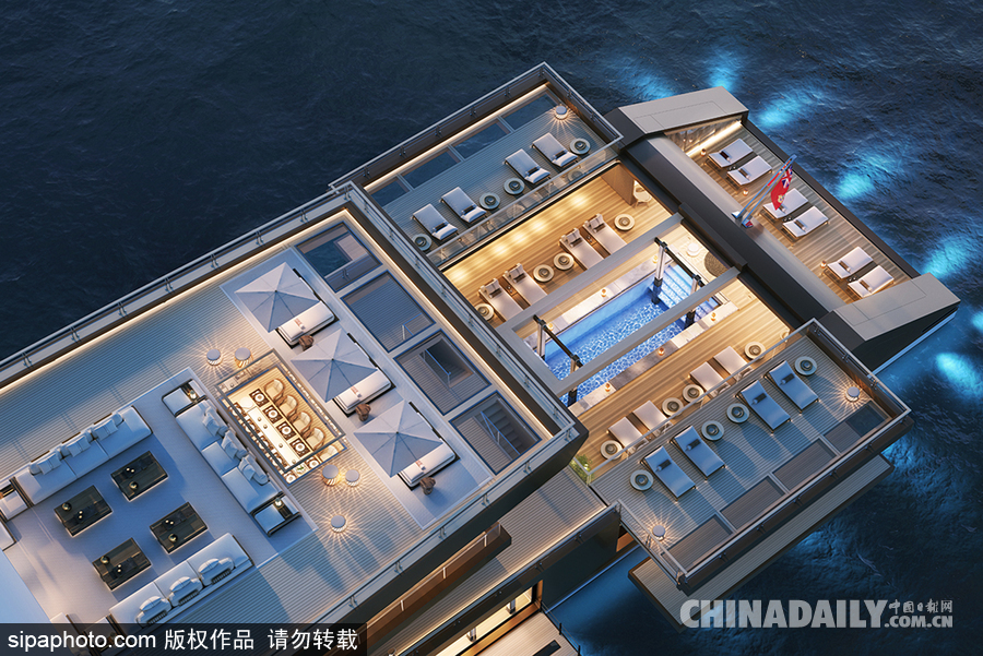 奢華到?jīng)]朋友！荷蘭公司設(shè)計超豪華游艇