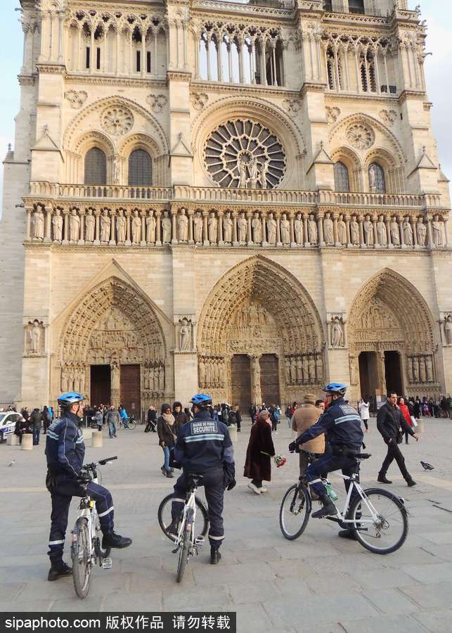 不同視角下的巴黎圣母院 每一面都很美