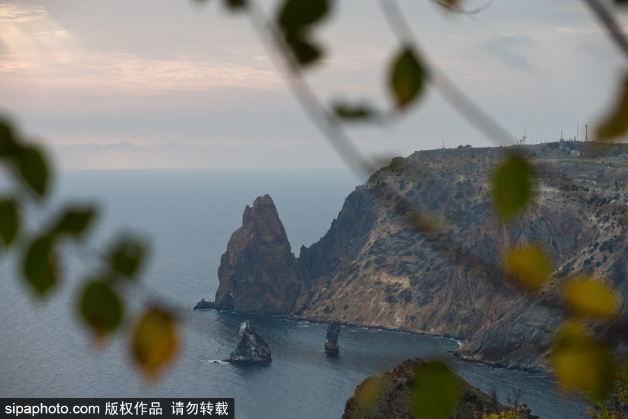 俄羅斯克里米亞黑海沿岸風光美景