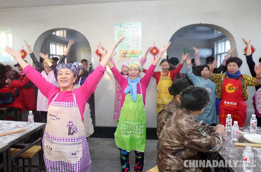 雪域邊關(guān)“新春餃子”進軍營 -27℃“天然冰柜”分分鐘速凍