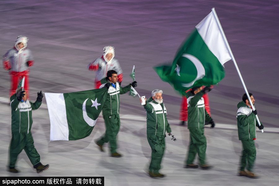 冰雪運動魅力無限！盤點平昌冬奧會開幕式上那些“特殊”參賽國