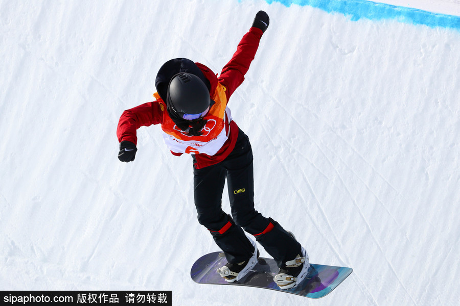 2018平昌冬奧會單板滑雪：女子U型場地技巧資格賽 中國選手劉佳宇出戰