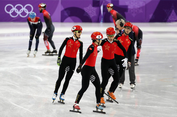 短道速滑——男子5000米接力：中國隊晉級決賽