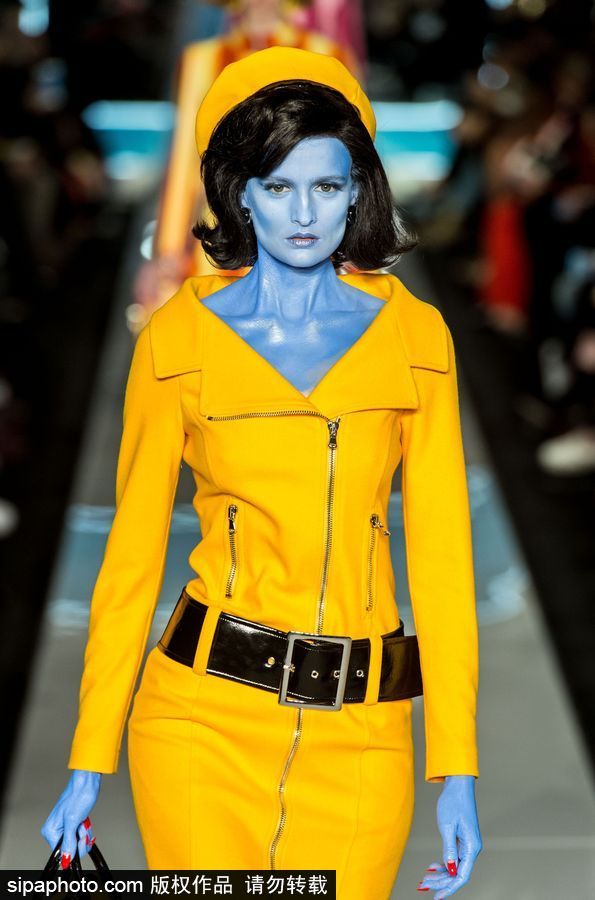 2018秋冬米蘭時裝周 模特變“阿凡達(dá)”“綠巨人”？