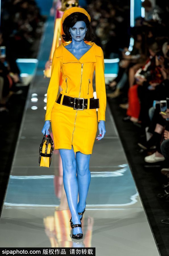 2018秋冬米蘭時裝周 模特變“阿凡達”“綠巨人”？