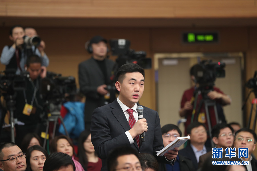 浙江衛視記者提問