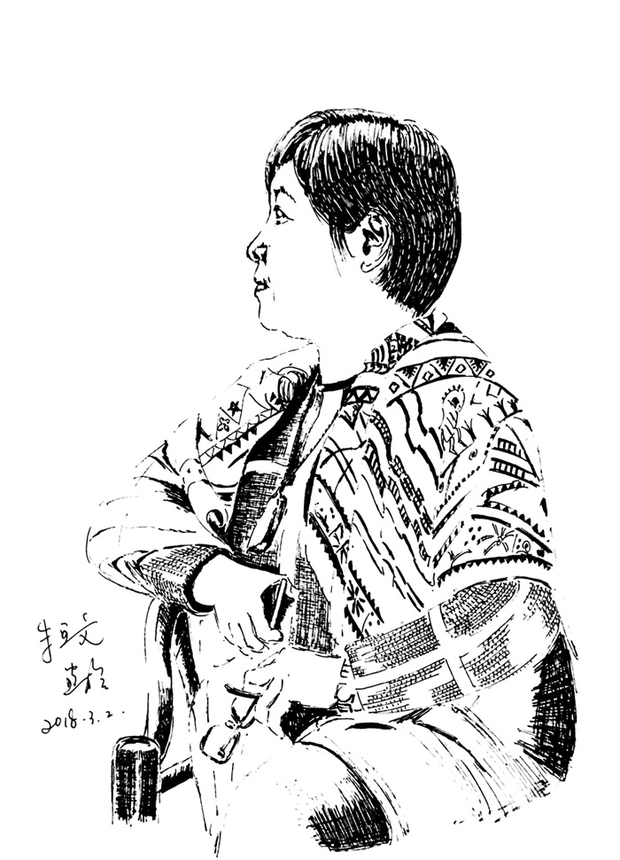 3年來，南大教授堅(jiān)持為妻子畫像