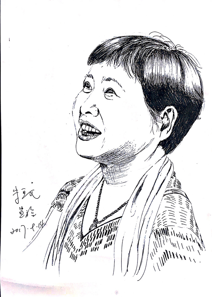 3年來(lái)，南大教授堅(jiān)持為妻子畫像