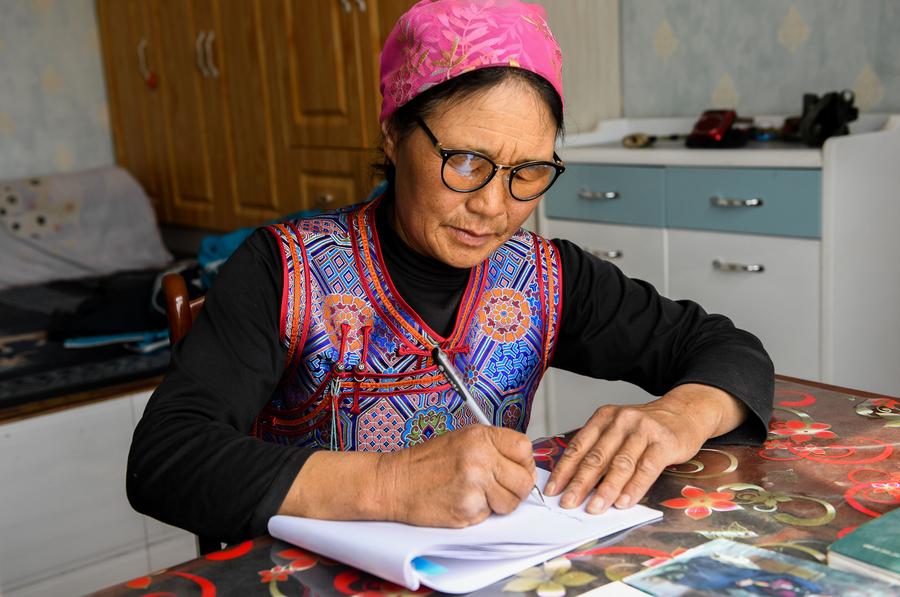 草原上的“書(shū)敖包”