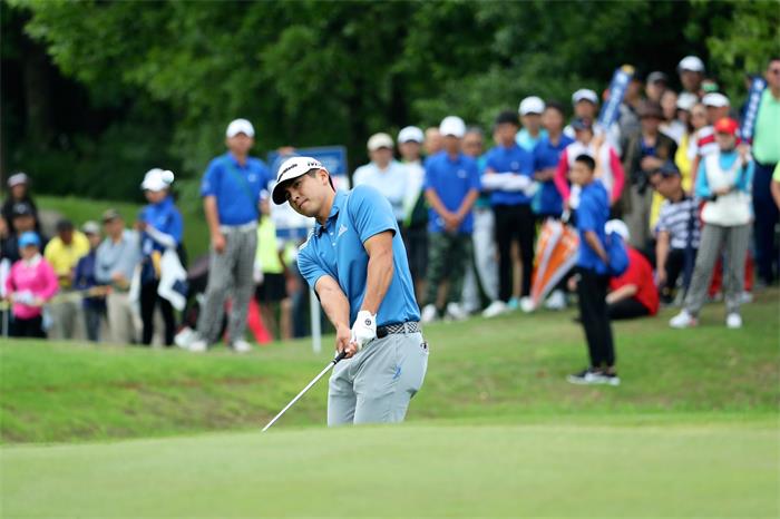 23歲臺北球員李玠柏與美國球員庫爾特·北山并列領先